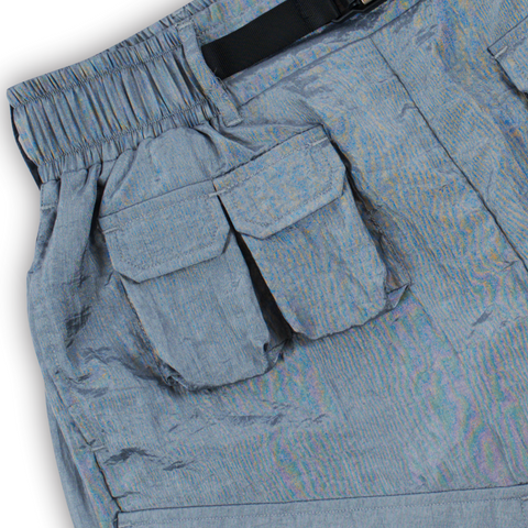 GREY MULTIPOCKET TECHNICAL SHORTS