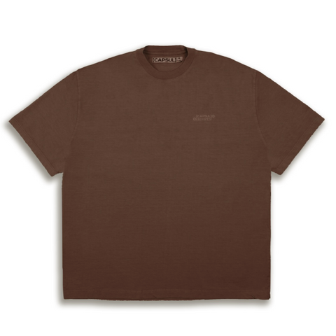 COFFEE BROWN CURATED BLANKS S/S T-SHIRT
